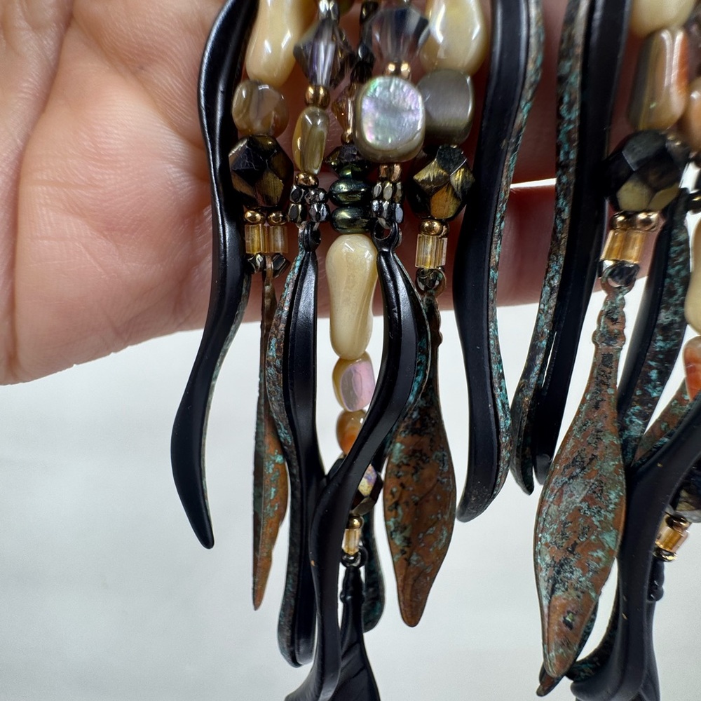 Artisan Chapita Dangle Earrings - Picture 5 of 10